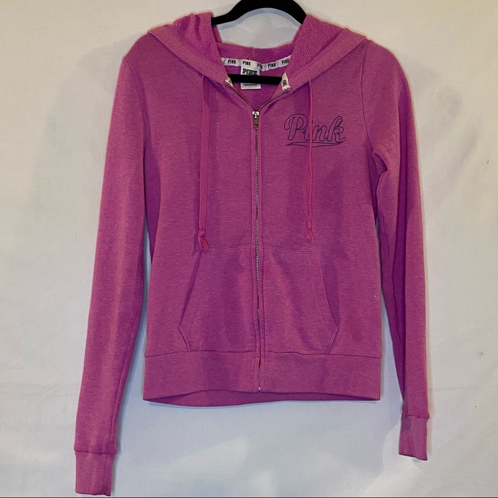 PINK Victoria’s Secret Zip Hoodie sz S